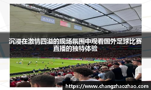 沉浸在激情四溢的现场氛围中观看国外足球比赛直播的独特体验